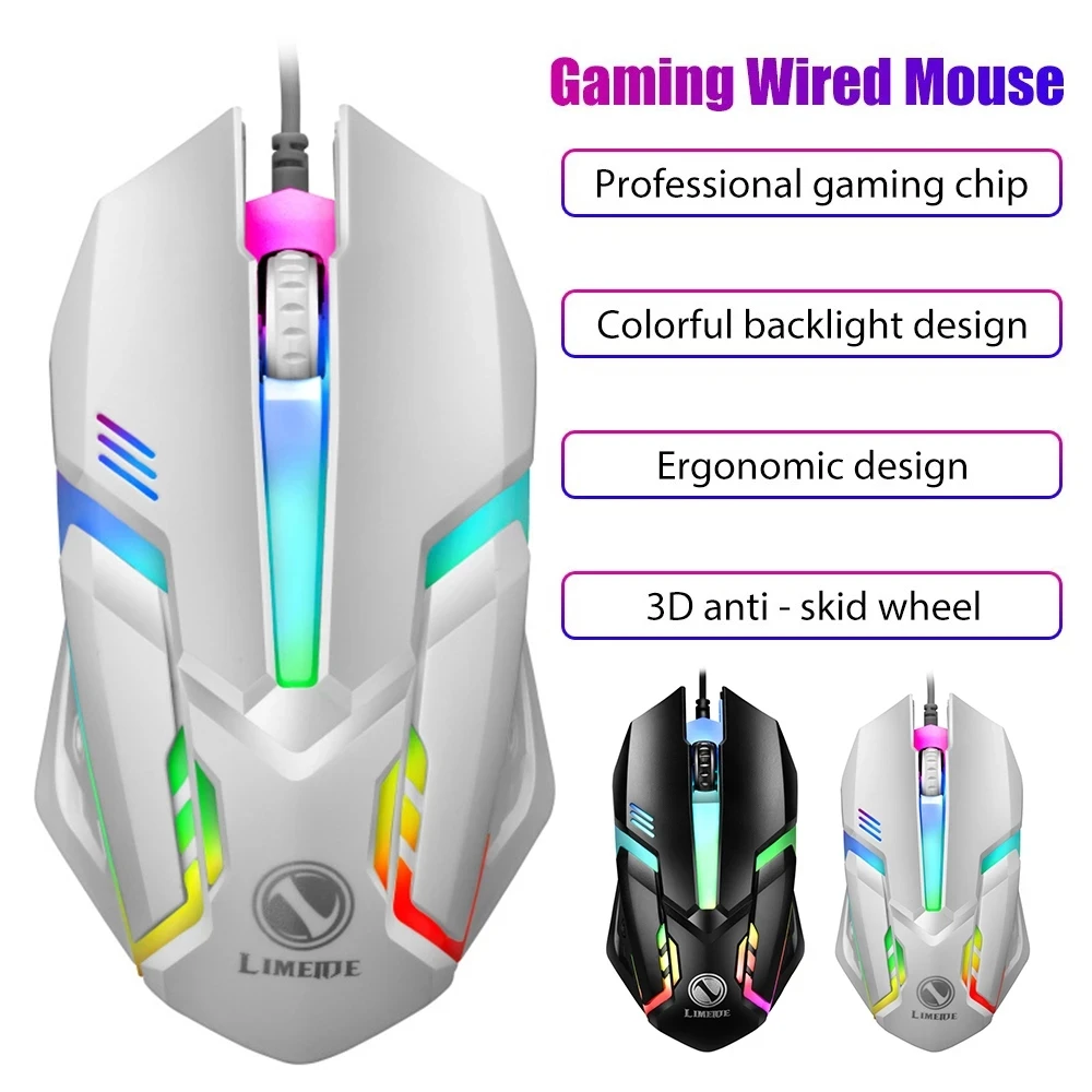 LIMEIDE Wired Gaming Mouse