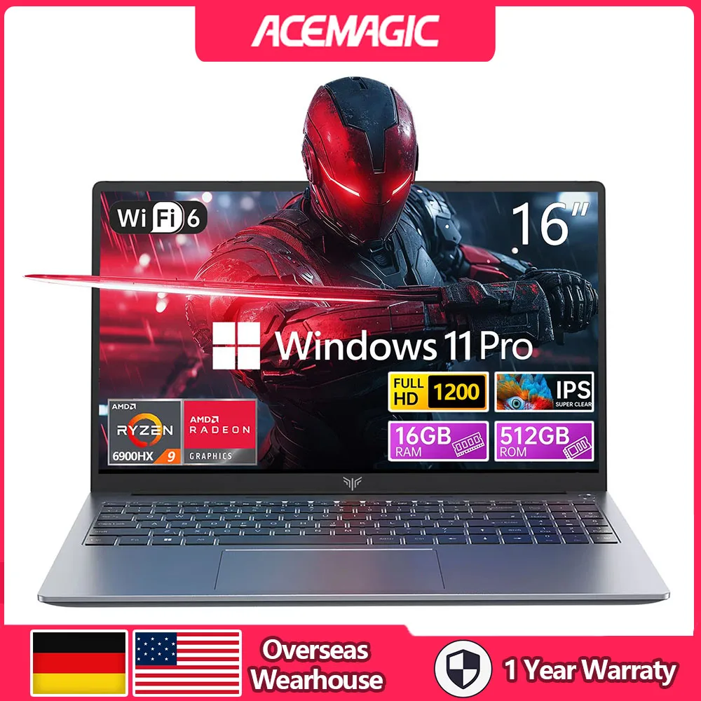 ACEMAGIC RX16 Gaming Laptops on AliExpress